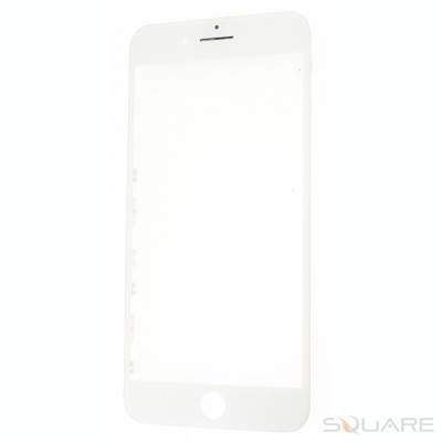 Geam Sticla iPhone 7 Plus, Complet, White foto