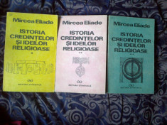 n2 Mircea Eliade - Istoria credintelor si ideilor religioase (3 volume) foto