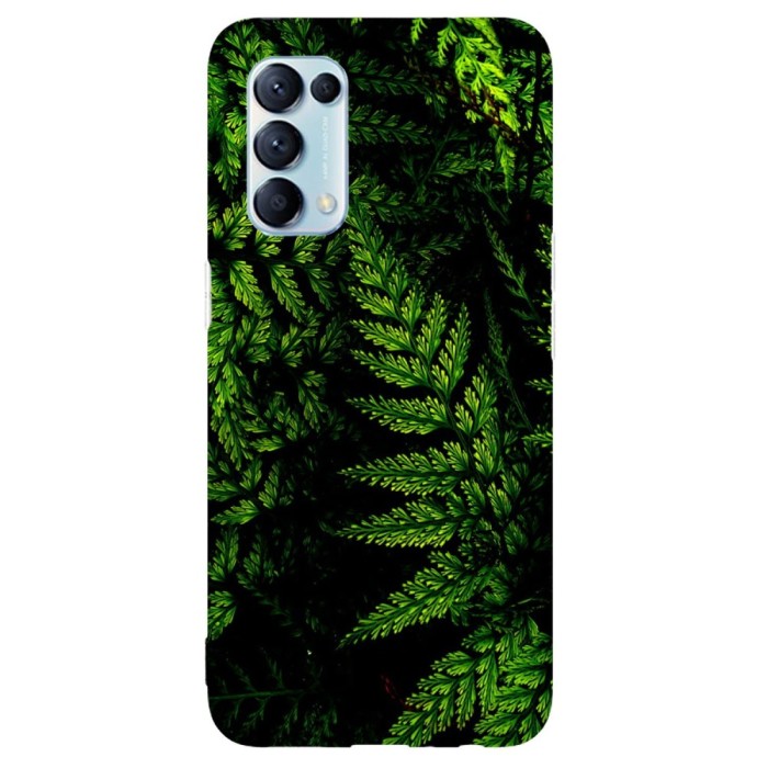 Husa compatibila cu Oppo A16 model Leaves, Silicon, TPU, Viceversa
