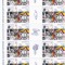 2002 LP 1581 b UNITI VOM INVINGE BLOC DE 20 MARCI + 5 VINIETE DIFERITE MNH