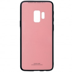 Husa Glass Case, Samsung S9 Plus, Roz foto