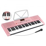 Cumpara ieftin Orga McGrey LK-6120-MIC roz clape luminate