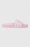 Cumpara ieftin adidas Originals papuci Adilette femei, culoarea roz IE9618