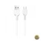 Cablu Date si Incarcare USB-A - USB-C HOCO Flash X20 18W 1m Alb