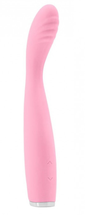 Vibrator Slim Lillie G-Spot Silicon Roz 19 cm