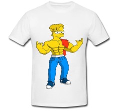 Tricou &amp;quot; Bart Simpson muscle &amp;quot; foto