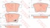 Set placute frana,frana disc FORD MONDEO III Combi (BWY) (2000 - 2007) TRW GDB1665