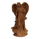Cumpara ieftin Figurina Inger polirasina maro 12x10x23 cm