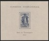Dahomey Colonii franceze 1937 - Omnibuse , Expozitia Mondiala Paris , colita nedantelata , MNH , Mi.102, Organizatii internationale, Nestampilat