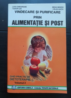 Vindecare și purificare prin alimentație și post. Ghid practic de dietoterapie, vol. II - Liviu Gheorghe, Tudor Ilie foto
