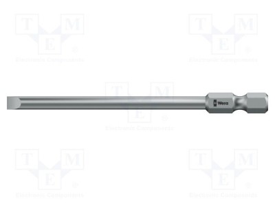 Capăt şurubelniţă plată WERA 6,5x1,2mm Lungime 50mm foto