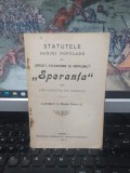 Statutele Băncei Populare de credit, economie și &icirc;mprumut Speranța din com. Gostavăț, jud. Romanați, azi com. Gostavățu, jud. Olt, Giurgiu 1907, 013