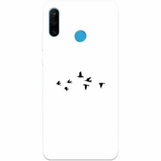 Husa silicon pentru Huawei P30 Lite, Birds