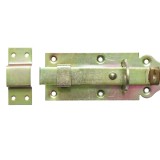 Zavor plat 120 mm cu blocaj pentru lacat, montaj pe usi si porti