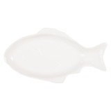Cumpara ieftin Platou ceramica alba Peste 36x18x4 cm, 375 ml