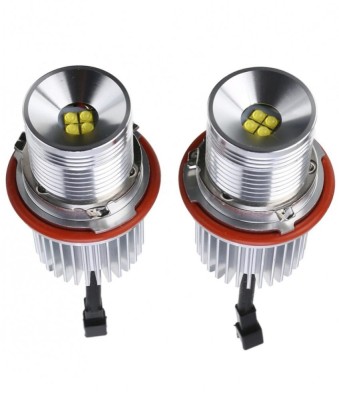 Set 2 Becuri Angel Eyes AutoREY&amp;reg; Premium, Led Marker, Putere 40w compatibil cu BMW E39/E60/E61/E81/E87/ E63/ E64/E65/E66/X5/ E53/X3/E83 foto