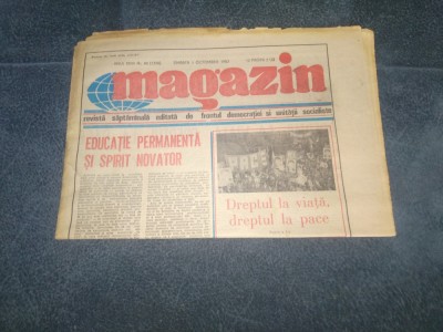 REVISTA MAGAZIN 1 OCTOMBRIE 1983 foto