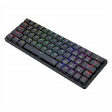 Tastatura Gaming Mecanica Redragon Elise Pro, iluminare RGB, USB Wireless si Bluetooth (Negru)