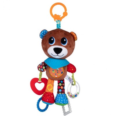Jucarie Teddy bear pentru carucior, scoica auto sau patut foto