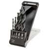 Set Burghie Lemn Graphite, Spirala, 4-10mm, 5 Bucati, Profesional/Hobby, Otel HSS