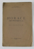 HORACE , ART POETIQUE 309 par D.M. PIPPIDI , 1937