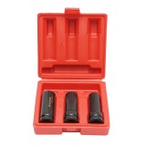 Trusa chei tubulare impact pentru prezoane roti Breckner Germany, 17mm 19mm 21mm, patrat 1/2 inch