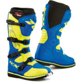 Cizme Enduro MX TCX X-Blast Boots Blue-Yellow Fluo, 41 - 48