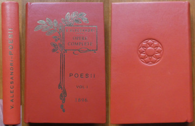 Vasile Alecsandri , Opere complete , Poesii , Doine si lacrimioare ,1896 ,vol. 1 foto