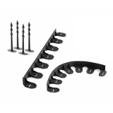 Bordura pentru gazon, plastic, 24 cuie tip harpon, 4.8 m GartenVIP DiyLine