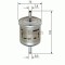 Filtru combustibil JEEP CHEROKEE (XJ) (1983 - 2001) BOSCH 0 450 905 985