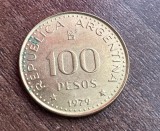 C50 - Moneda foarte veche - Argentina - 100 pesos - omagiala - 1979