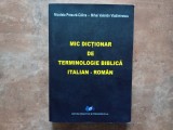 Mic dictionar de terminologie biblica Italian-Roman - Nicoleta Presura Calina
