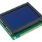 Afișaj LCD Grafic 128x64 Albastru 78x70mm