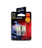 Set 2 becuri LED auto 12V 4W 255lm T20 pentru lumina de zi CLD021, Carguard