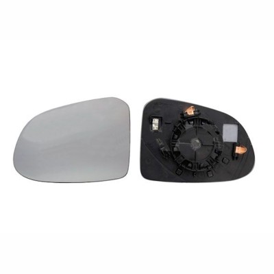 Geam oglinda exterioara cu suport fixare Hyundai Santa Fe (Tm), 02.2018-, partea Stanga, incalzit; sticla convexa; geam cromat; SWJH86, Aftermarket foto