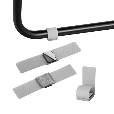 Set 4 Sosete Kwmobile pentru scaun, Gri, Textil, KWM000018RX002C foto