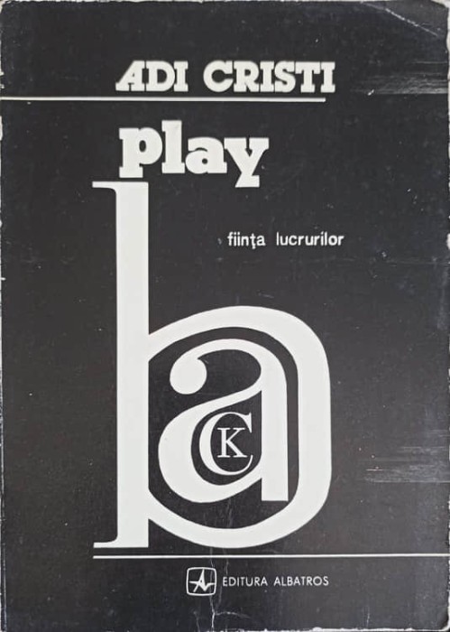 PLAY BACK FIINTA LUCRURILOR-ADI CRISTI-245455
