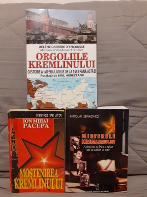 MISTERELE/ORGOLIILE/MOSTENIREA KREMLINULUI-ZENCOVICI/D&amp;#039;ENCAUSSE/PACEPA (3 VOL) foto