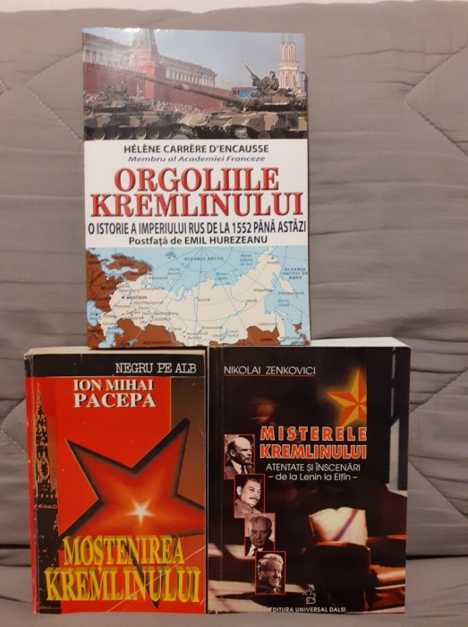 MISTERELE/ORGOLIILE/MOSTENIREA KREMLINULUI-ZENCOVICI/D&#039;ENCAUSSE/PACEPA (3 VOL)