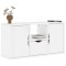 Gossi dulap tv cu sertar &bdquo;odda&rdquo; alb 79x24x40 cm lemn masiv de pin