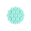 Suport cu Ventuze pentru Telefon, Rotund - Techsuit (SC-CUP) - Cyan