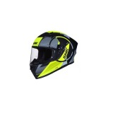 Casca moto integrala SMK STELLAR FARO, culoare GRI+GALBEN marimea 2XL,