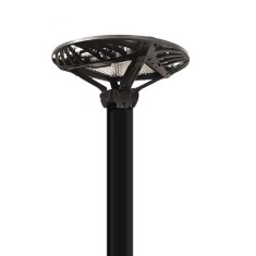 Lampa Solara SIKS Pentru Stalp De Exterior, Stradala Sau Gradina Cu Panou Solar Incorporat, 136 LED-uri Albe P