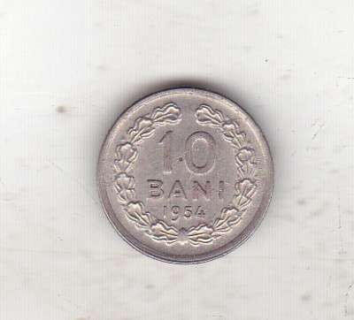 bnk mnd Romania 10 bani 1954 - stare excelenta foto
