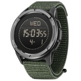 Cumpara ieftin Smartwatch North Edge Alps, Kaki, Ecran FSTN, Compas, Cronograf, Urmarire Pasi Calorii, Timp Exercitiu, Mod Metronom, Baterie CR2430, Carcasa Fibra de