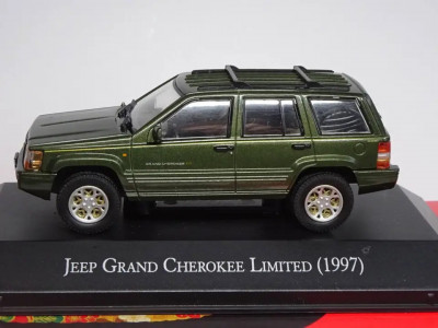 Macheta JEEP GRAND CHEROKEE LIMITED 1997 - Ixo/Altaya, 1/43, noua. foto