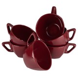 Set 6 cani jumbo, 400 ml, Visiniu