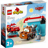 Lego duplo distractie la spalatorie cu fulger mcqueen si mater 10996