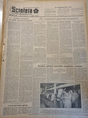 scanteia 19 februarie 1954-art. popesti leordeni,sibiu,timisoara,arad foto