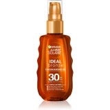 Garnier Ambre Solaire Ideal Bronze ulei pentru &icirc;ngrijire și bronzare SPF 30 150 ml